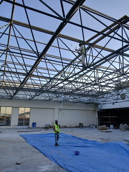 Steel roof truss